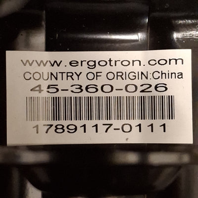 New – Open box Ergotron 45-360-026 LX Sit-Stand Desk Mount Monitor Arm, 7-25lbs, VESA 75/100