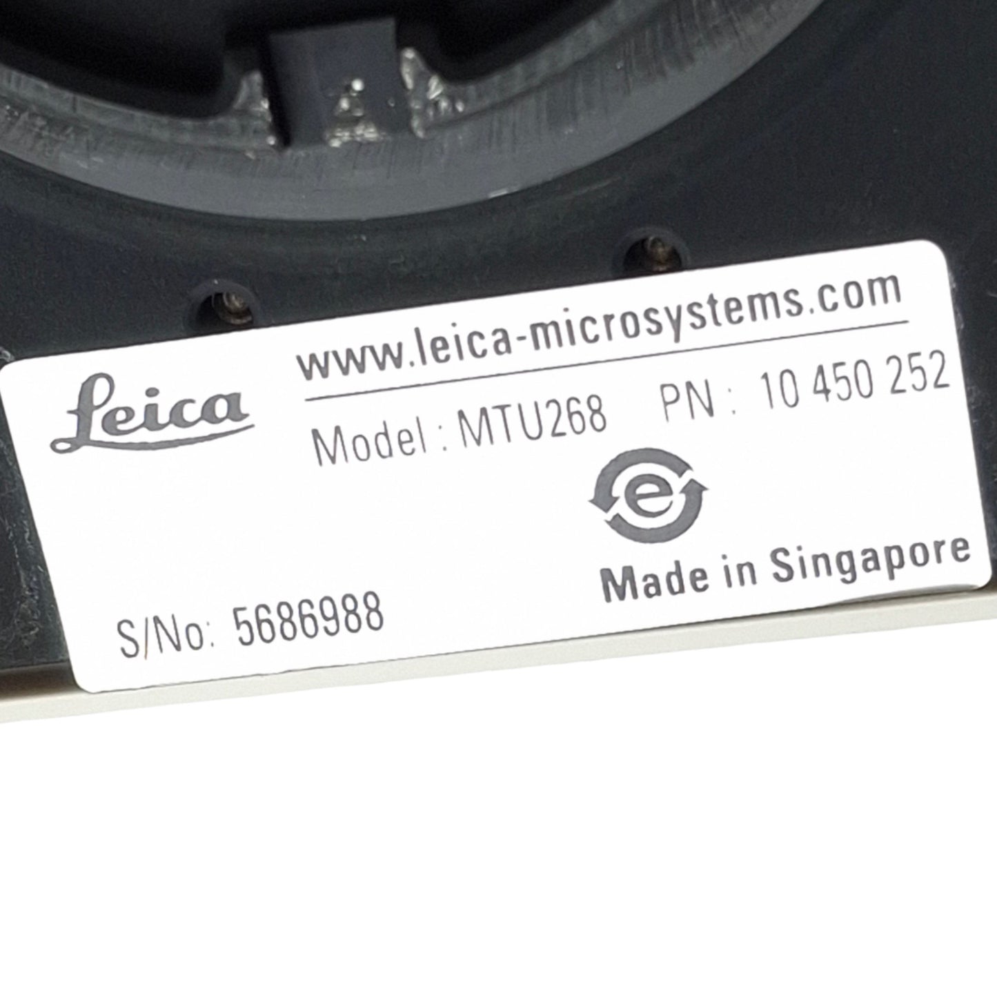 Used Leica MTU268 10450252 M-Series Stereo Microscope Binocular Tube 45° *No Eyepiece