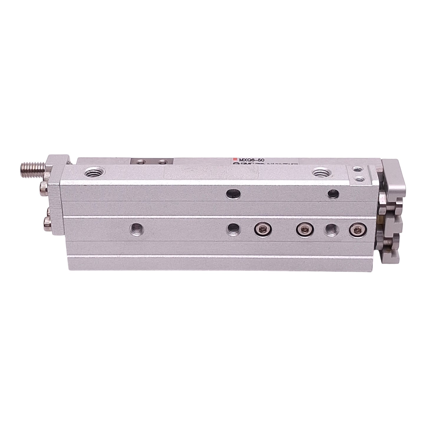 Used SMC MXQ6-50 Guided Cylinder Slide Table, ø6mm Bore, 50mm Stroke, 0.15-0.7MPa, M5