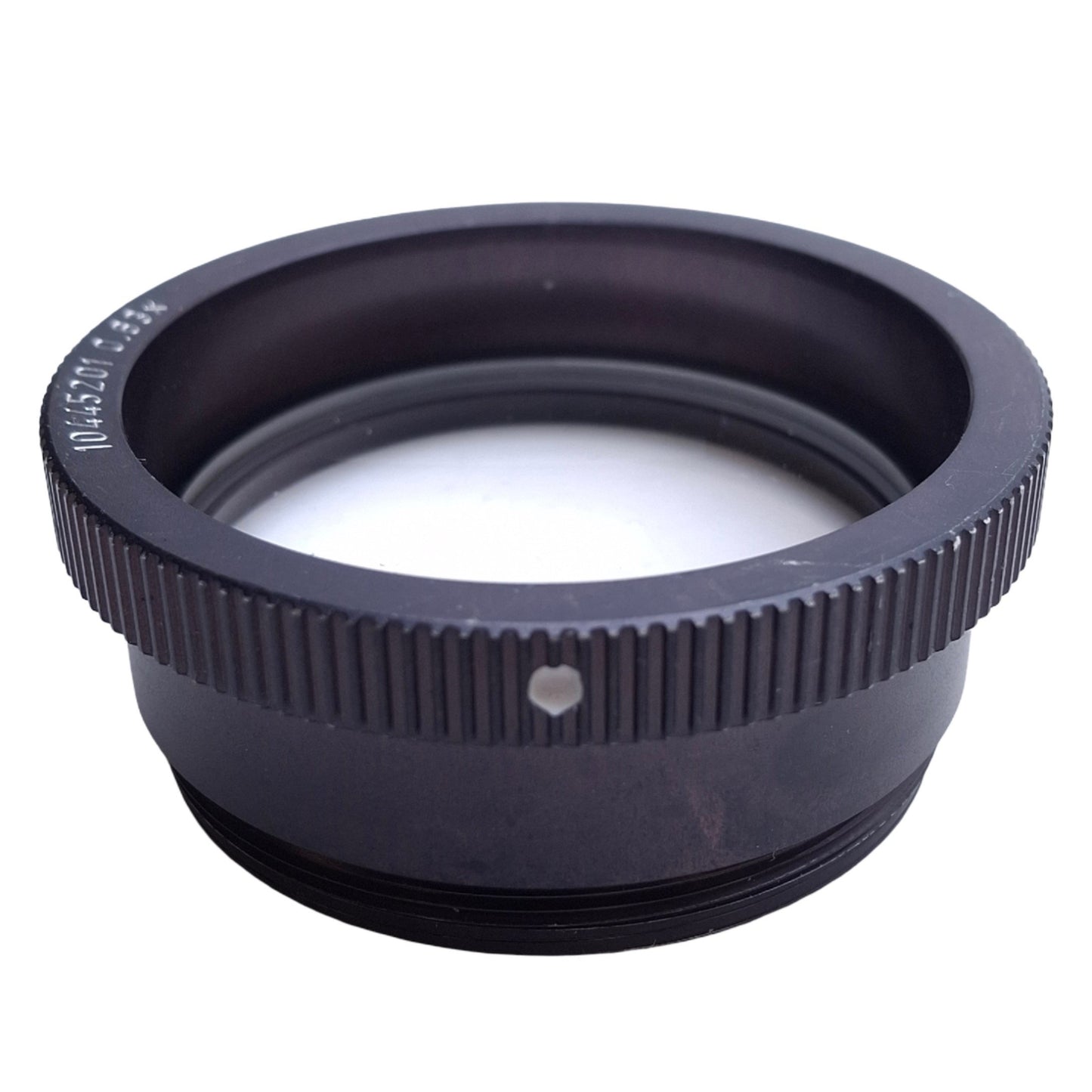 Used Leica 10445201 Stereo Microscope Bottom Achromatic Objective Lens 0.63x M-Series