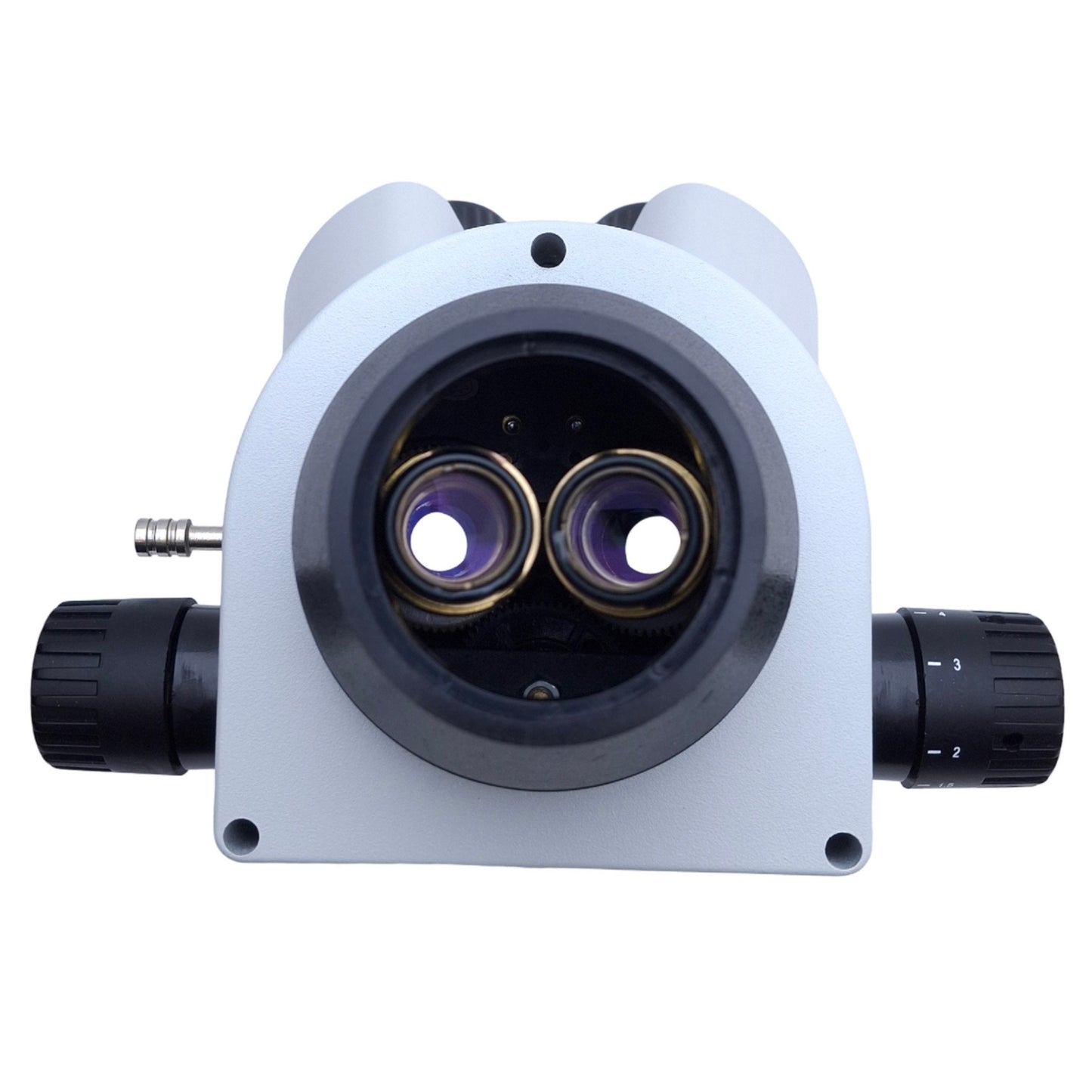 Used AmScope SM745TP Simul-Focal Trinocular Zoom Stereo Microscope Head 7x-45x Zoom