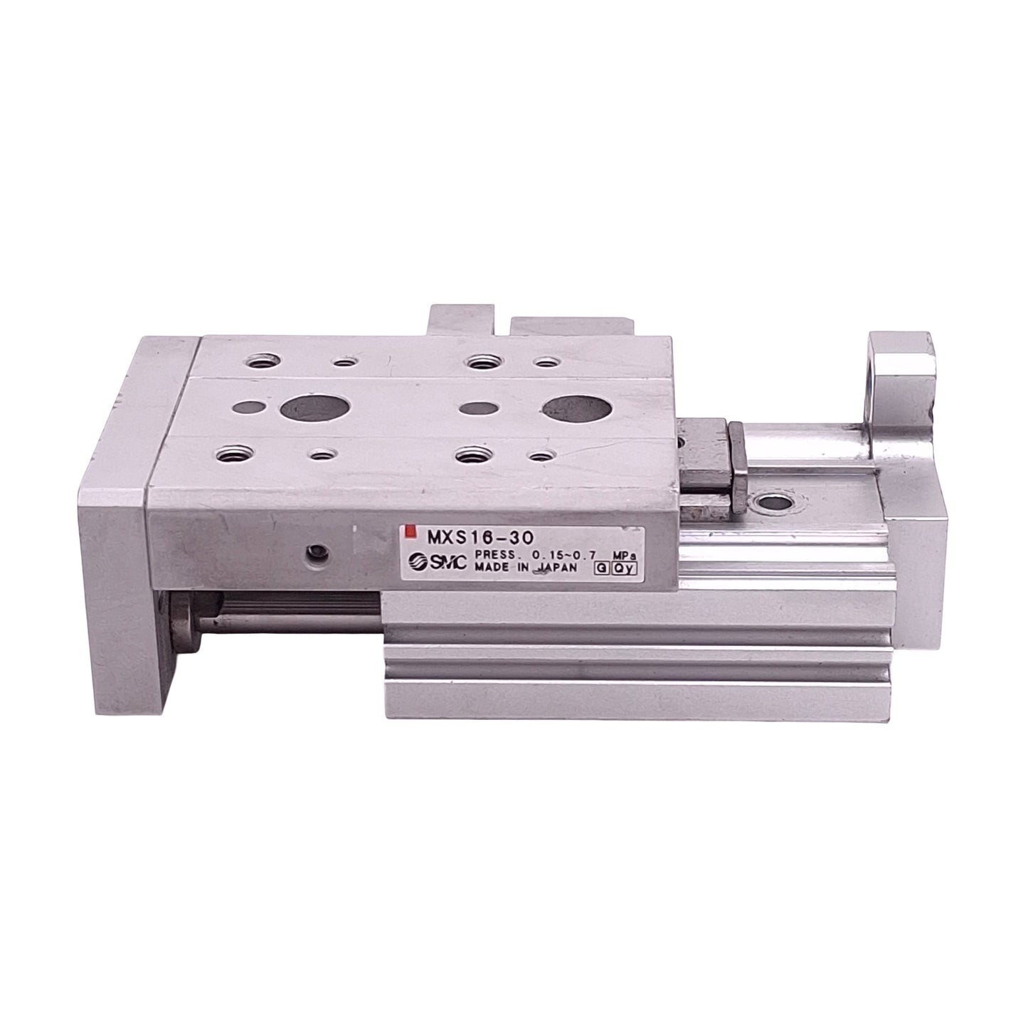Used SMC MXS16-30 Guided Cylinder Slide Table, ø16mm Bore, 30mm Stroke, M5, 0.7MPa