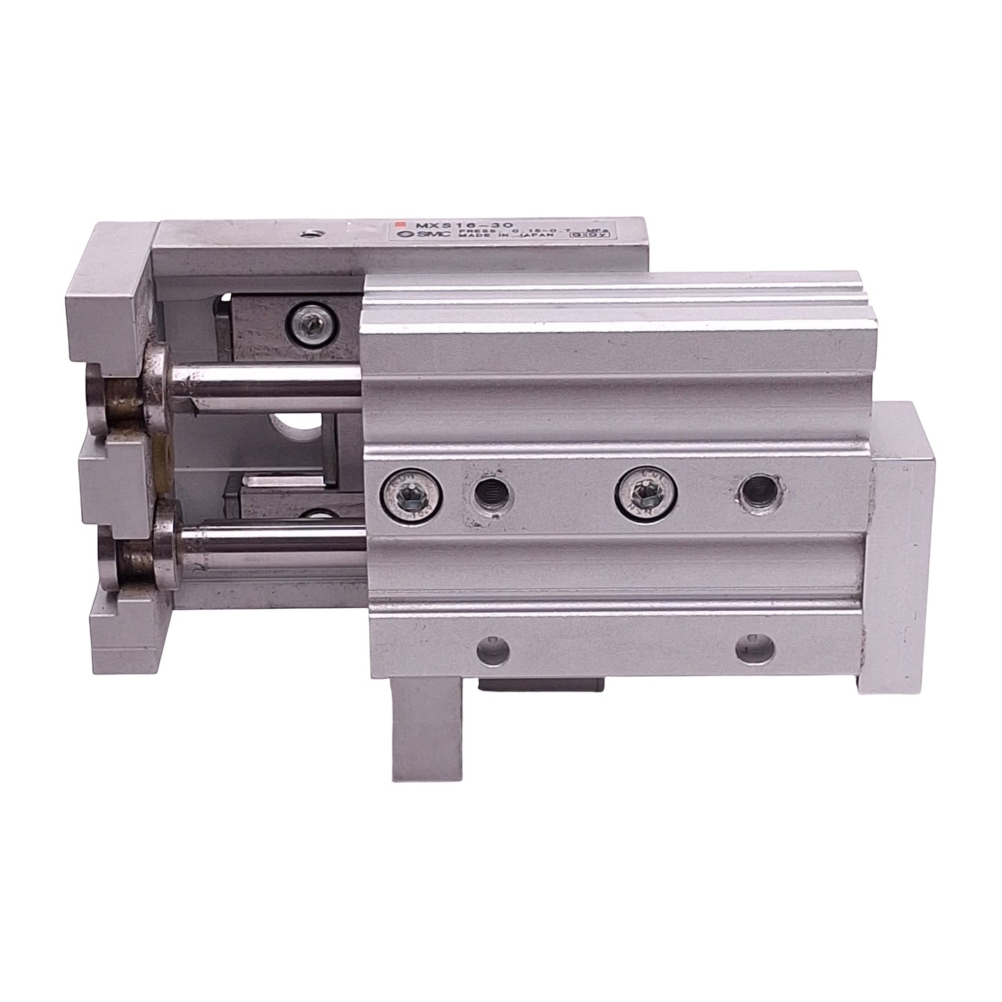 Used SMC MXS16-30 Guided Cylinder Slide Table, ø16mm Bore, 30mm Stroke, M5, 0.7MPa