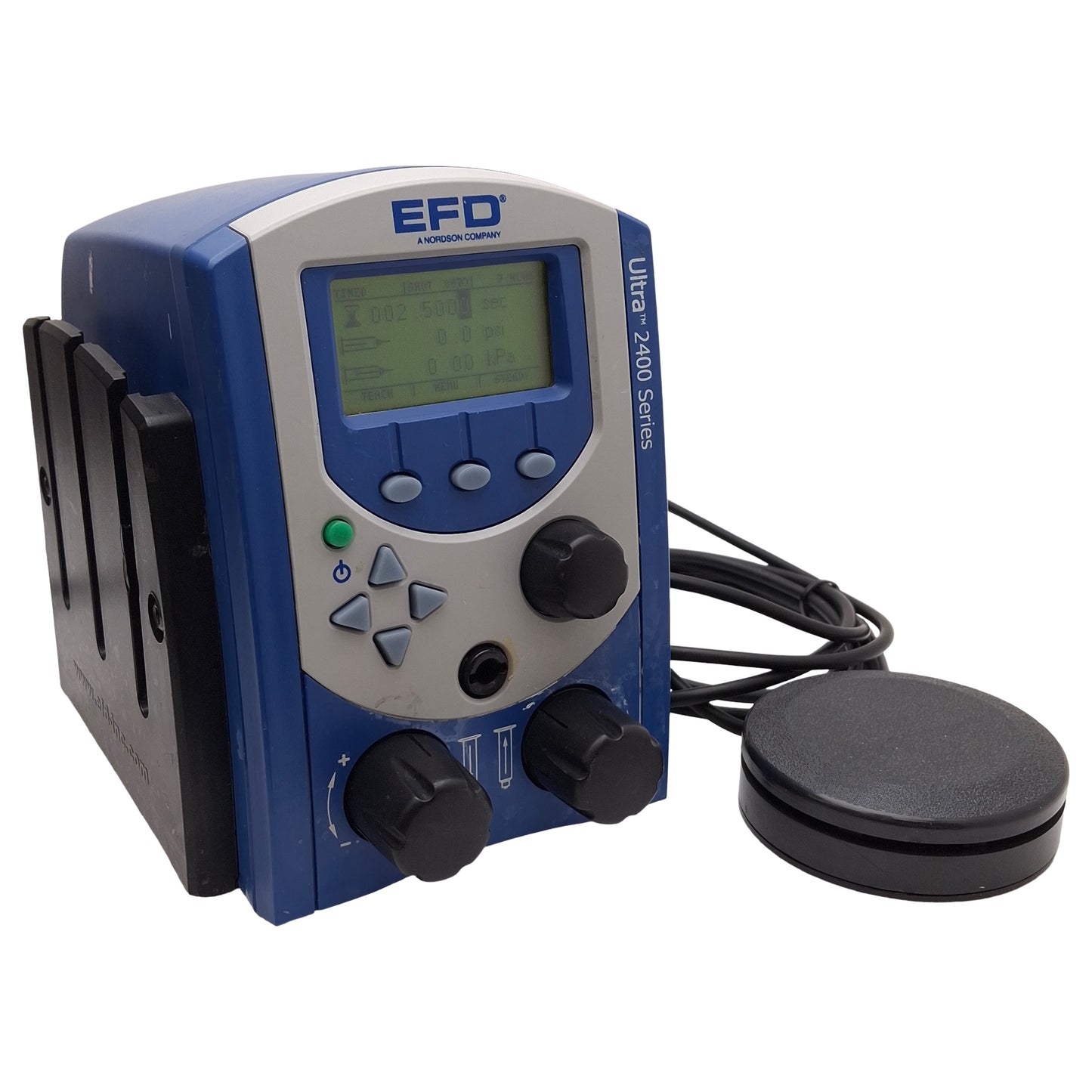 Used Nordson EFD 2400 Ultra 2400 Series Dispensing Workstation, 0-100psi, 100-240VAC