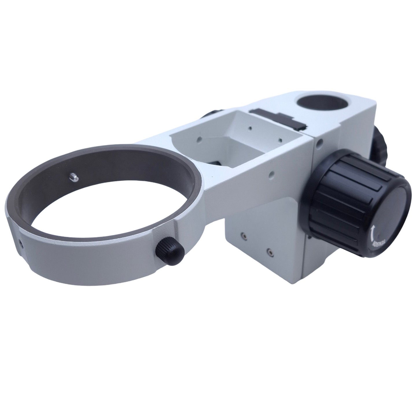 Used AmScope FR-A1 Microscope Focus Block ø76mm Mount, ø32mm Post, 50mm Travel