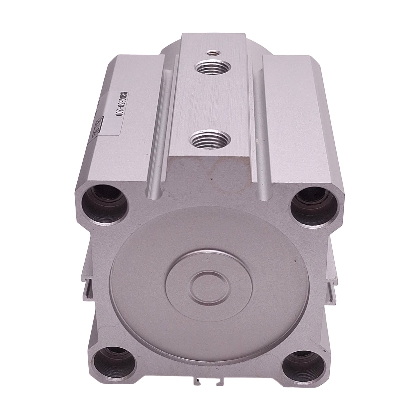 Used SMC RSDQB50-20D Pneumatic Stopper Cylinder ø50mm Bore, 20mm Stroke, Rc1/8, 1MPa