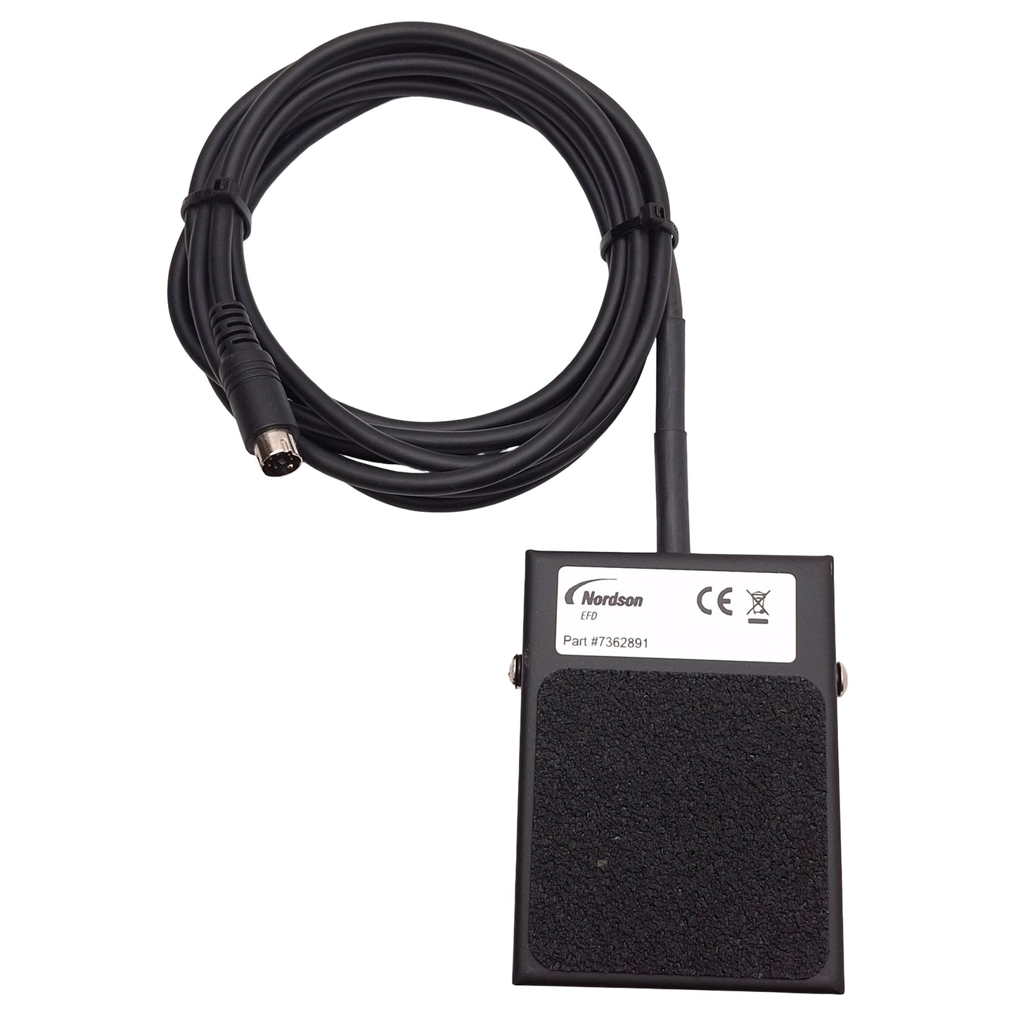 Used Nordson EFD 7362891 Foot Pedal Switch For Ultimus Fluid Dispeser, 2.5m Cable