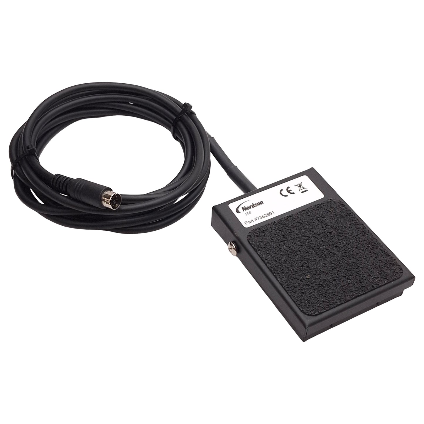 Used Nordson EFD 7362891 Foot Pedal Switch For Ultimus Fluid Dispeser, 2.5m Cable