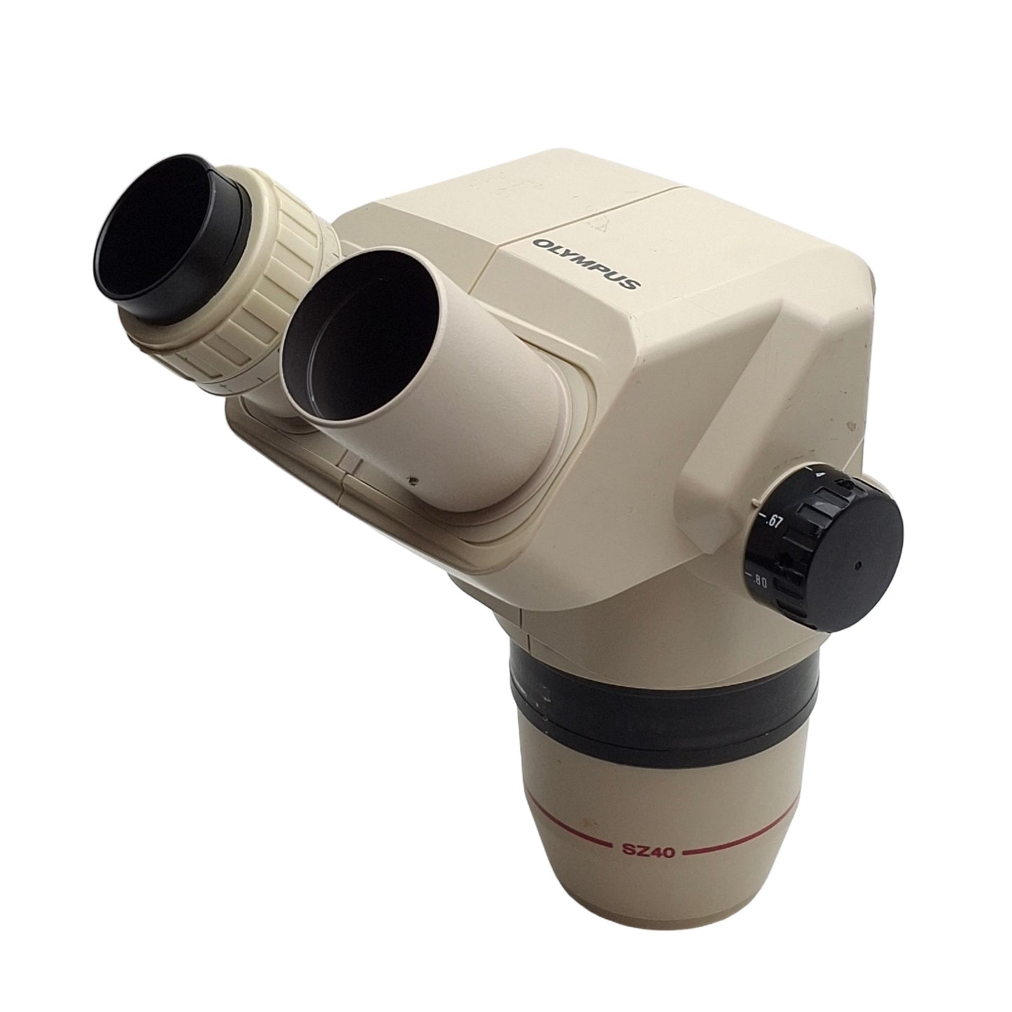 For parts or not working Olympus SZ4045 Binocular Stereo Microscope Head 0.67-4X Zoom *For Parts*