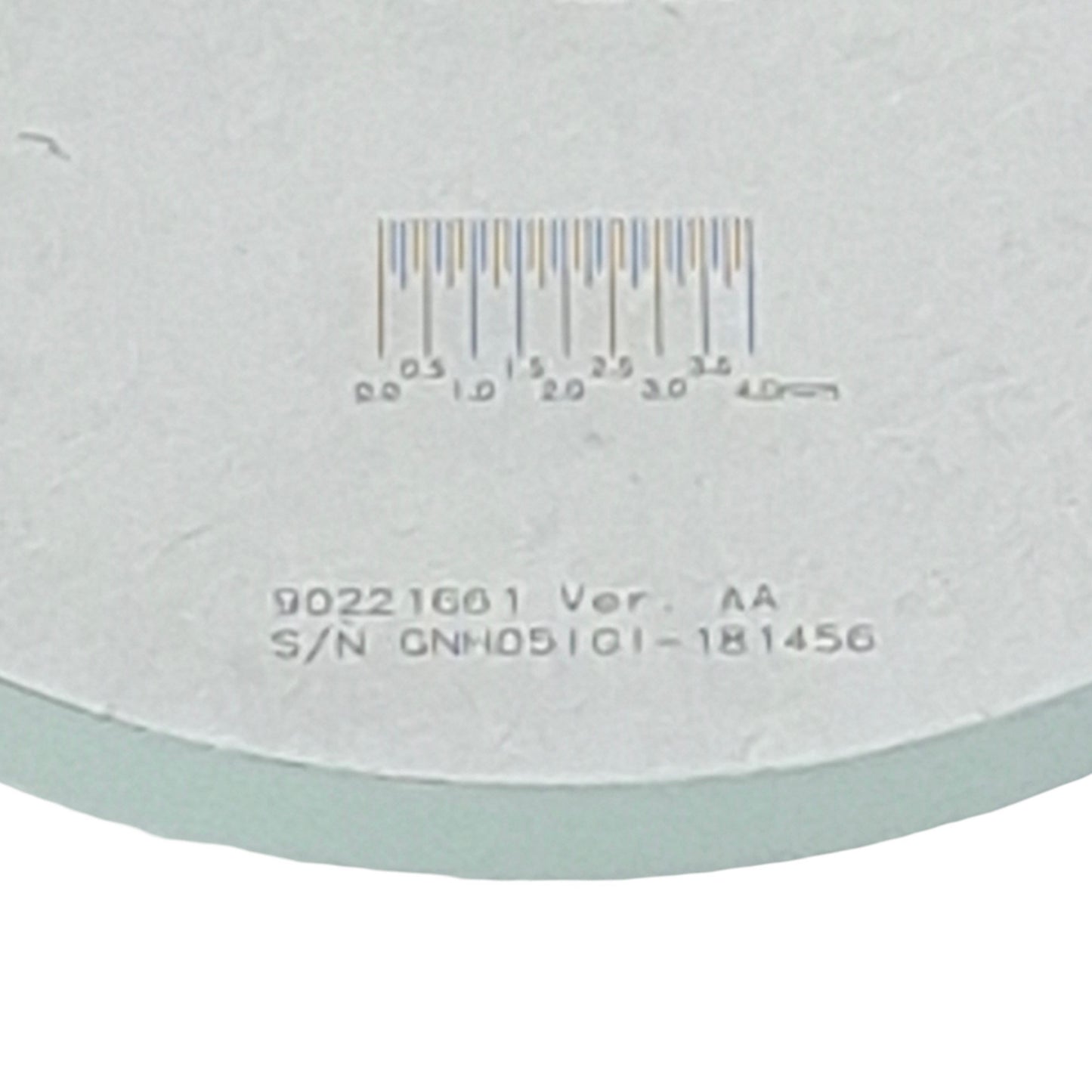 Used 90221661 Microscope Eyepiece Graticule For 1X Magnification, ø30mm Size