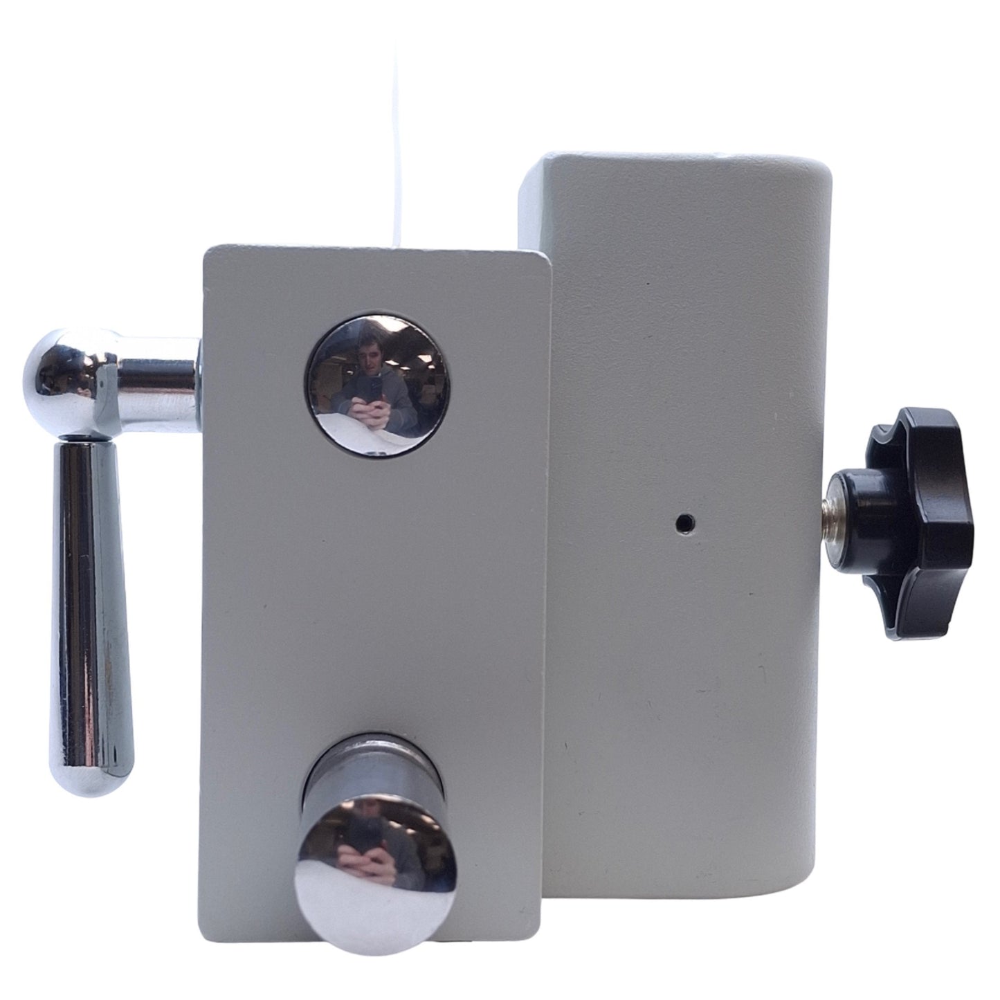 Used Microscope Double Arm Boom Stand ø1-1/4" Pole, 17-3/4" Length, 9-1/4" Adjustment