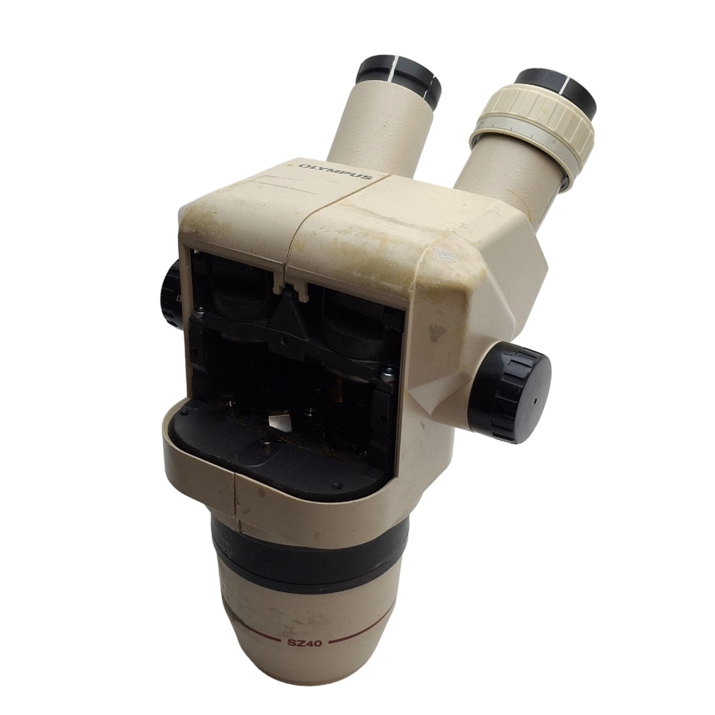 For parts or not working Olympus SZ4045 Binocular Stereo Microscope Head, 0.67-4X Zoom *For Parts*