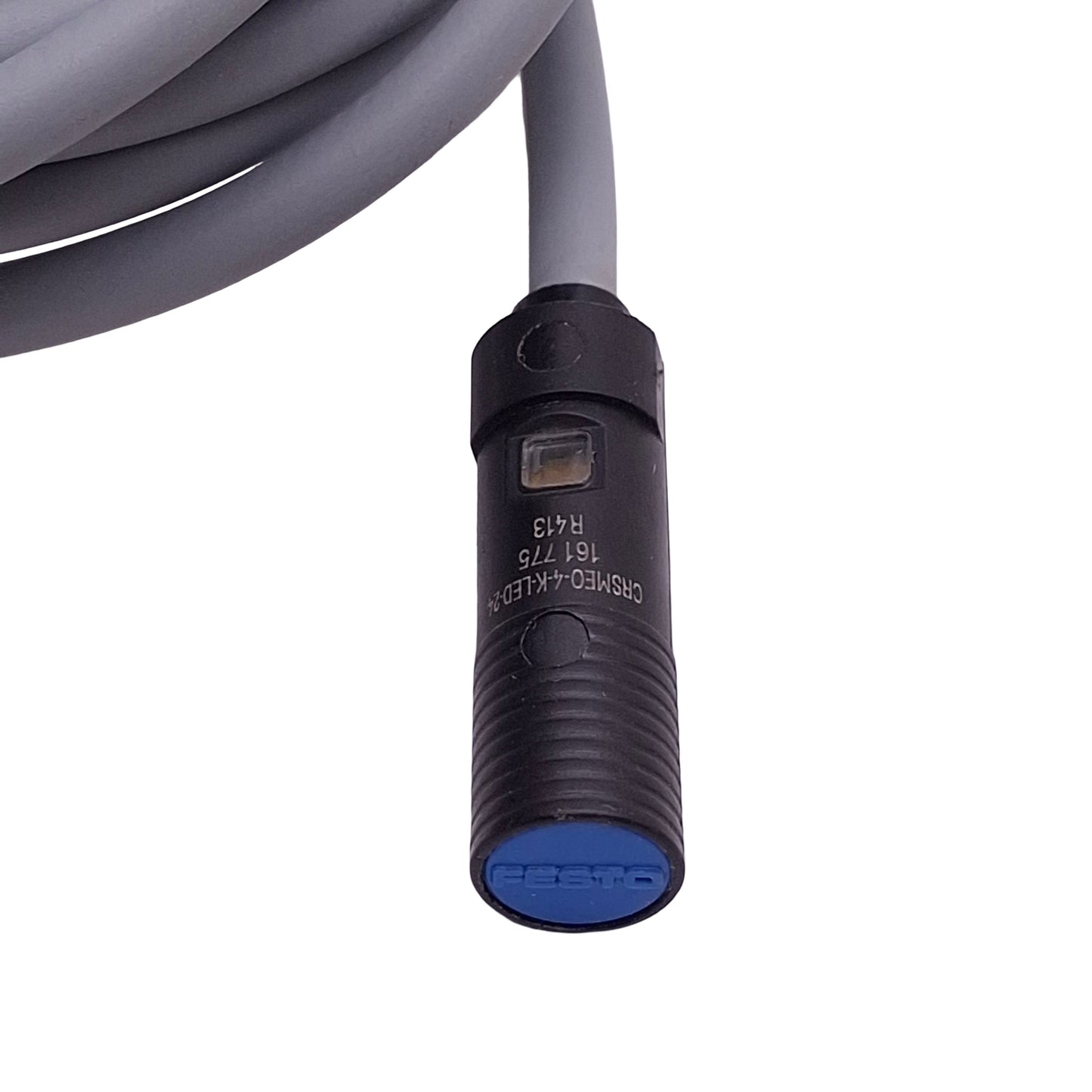 New – Open box Festo CRSMEO-4-K-LED-24 Proximity Sensor, N.O., 12-30VDC, 3-Wire Leads, 2.5m