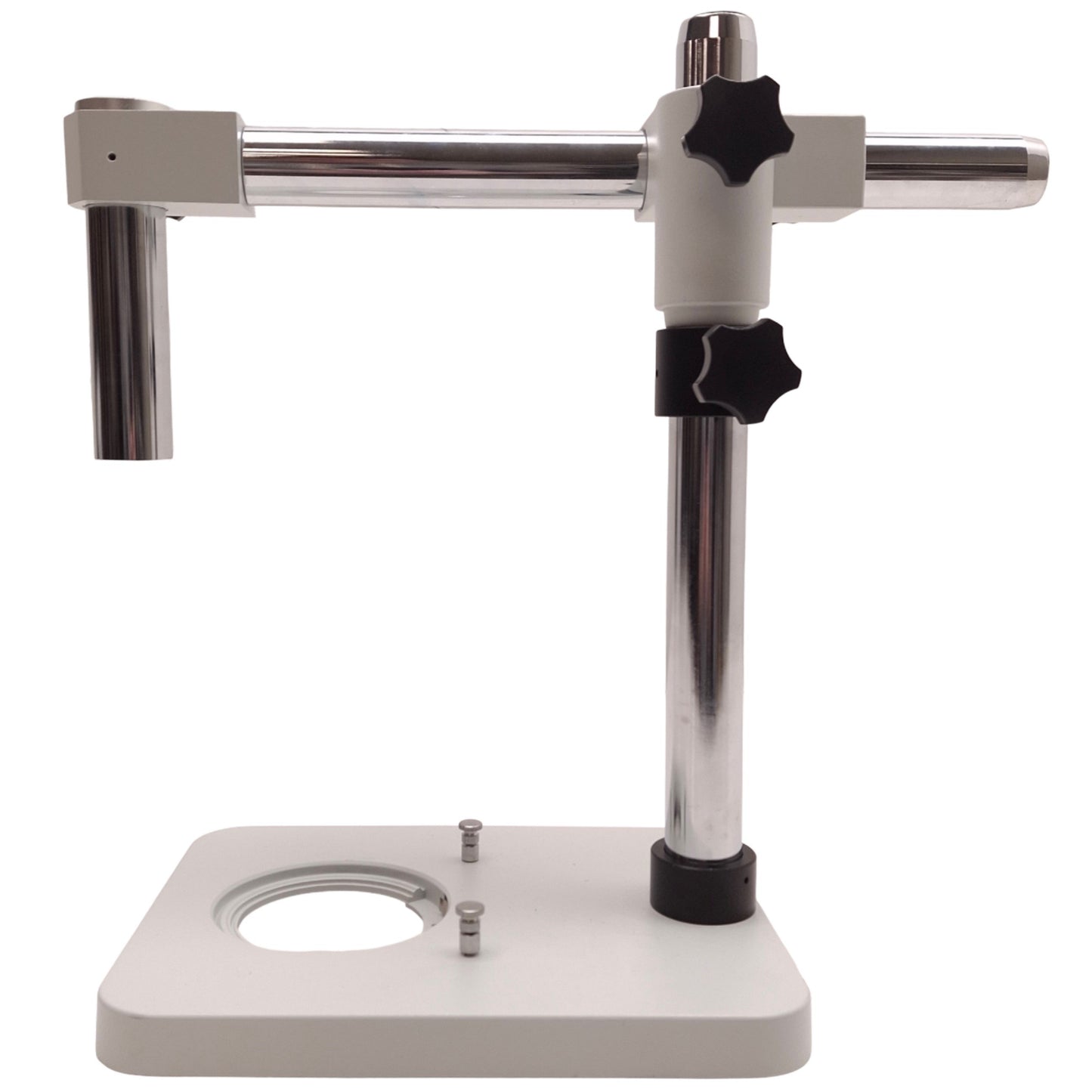 Used Mircoscope Boom Arm Stand 7-7/8in x 10in Base, 16-1/8in Arm Length, ø32mm Post