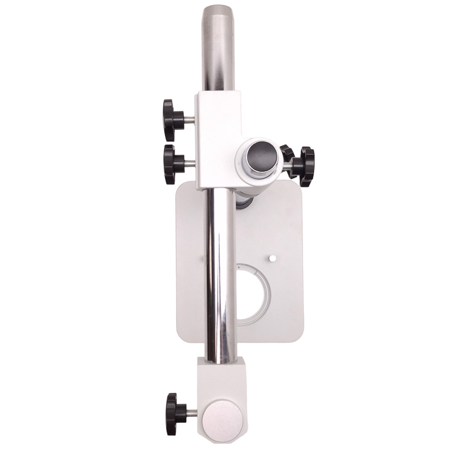 Used Mircoscope Boom Arm Stand 7-7/8in x 10in Base, 16-1/8in Arm Length, ø32mm Post