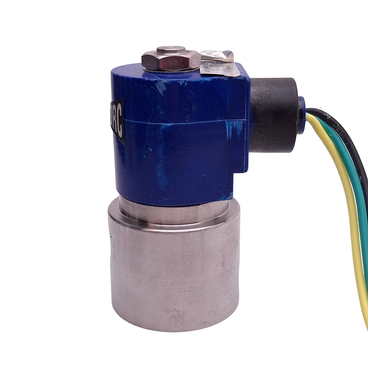 Used Valtorc HS4GF16A24 Solenoid Valve, 2-Way N.C., 1/4in NPT, 24VDC Coil