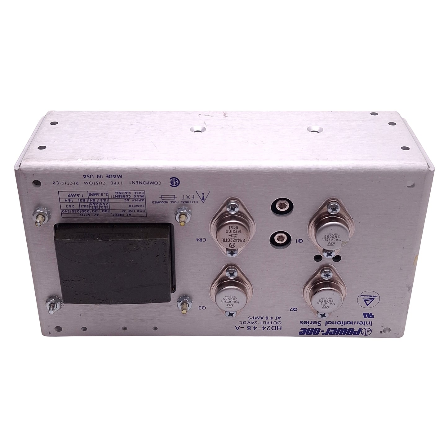 New Power-One HD24-4.8-A Switching Mode Power Supply, 100-240VAC In, 4.8A 24VDC Out