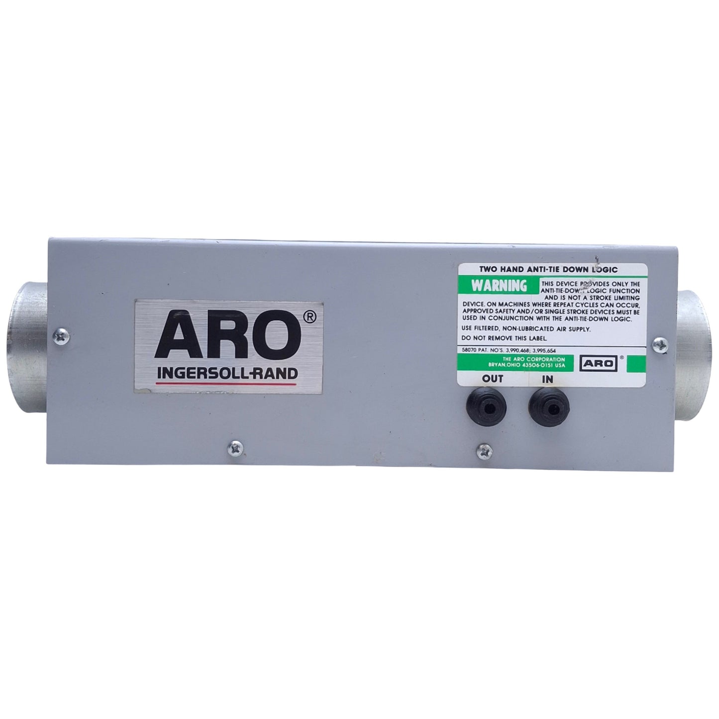 Used ARO 59809-G Manual Air Control Valve 4-Way NC, 2-Position, 50-125PSI, 5/32in NPT