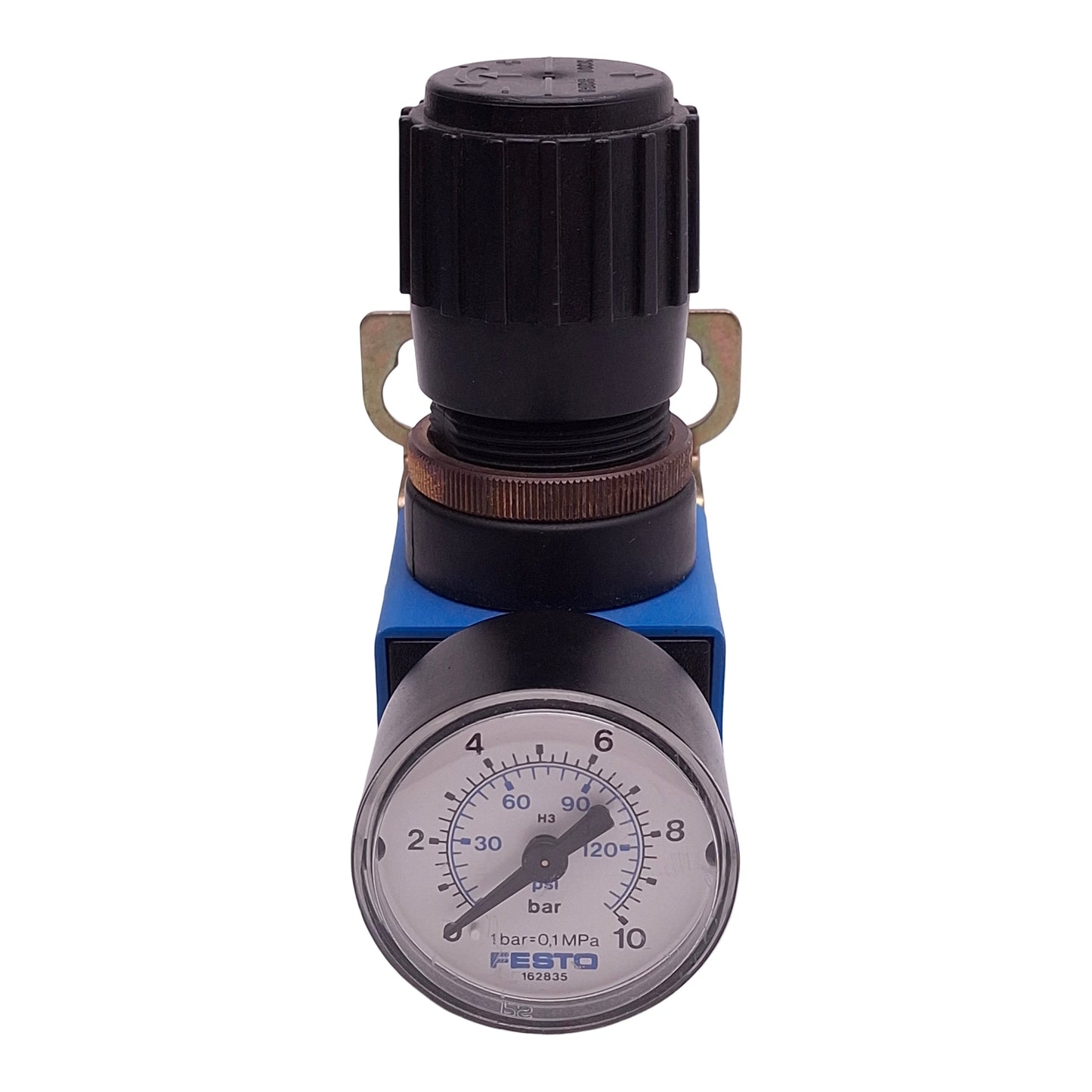 Used Festo LR-1/8-SB-NPT Pneumatic Regulator 14bar In, 12bar Set, 1240l/min, 1/8" NPT