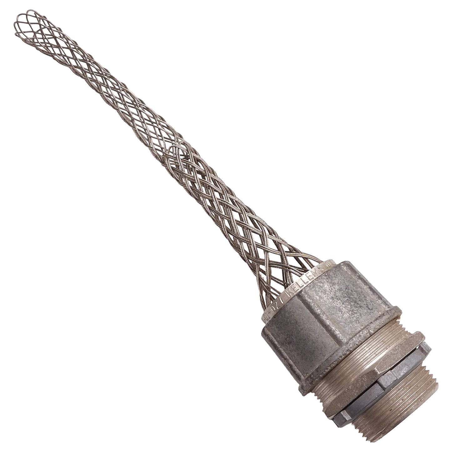Used Hubbell Kellems 074-01-027 Strain Relief Cord Grip ø1.000-1.125", 1-1/4" NPT