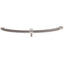 Used Floor Mount Curved Track 90 Degree Bend, 24" Radius, 175lb Max Load Rating