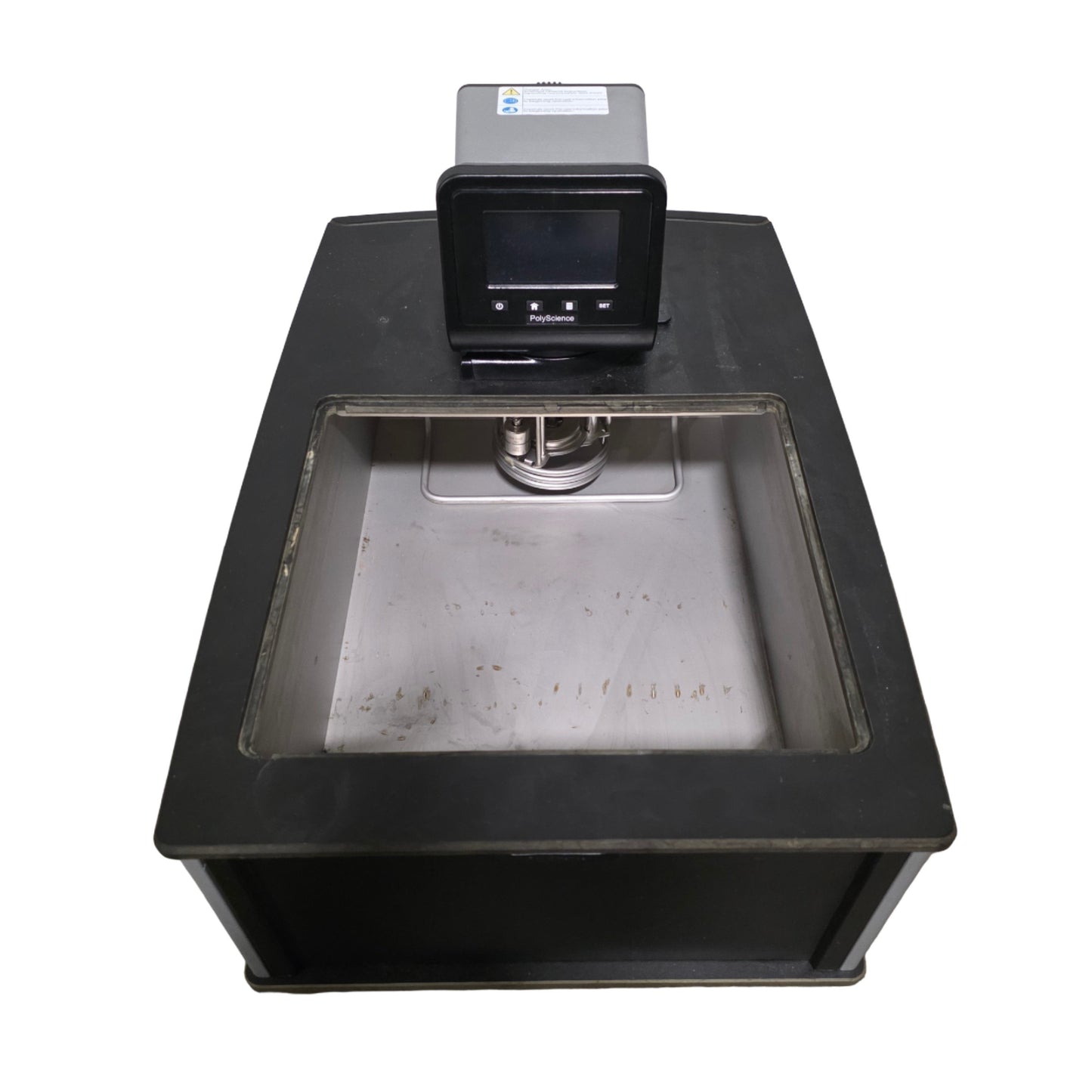 Used Polyscience AP28H200-A11B Heated Circulator Bath 7.4 Gal, Amb +20-392°F, 120VAC