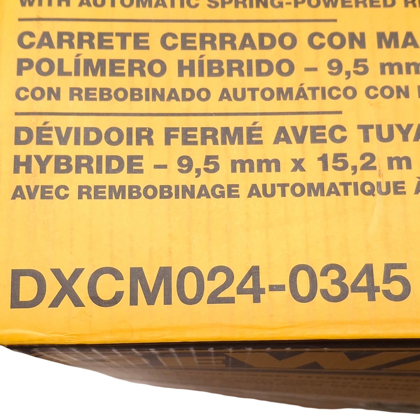 New Dewalt DXCM024-0345 Air Hose Reel 50ft Hose, ø3/8" Hose, 1/4" NPT, 300psi Max