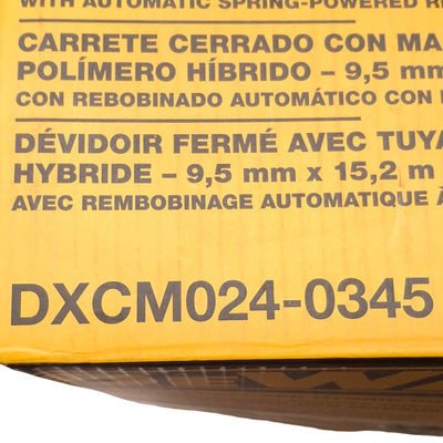 New Dewalt DXCM024-0345 Air Hose Reel 50ft Hose, ø3/8" Hose, 1/4" NPT, 300psi Max