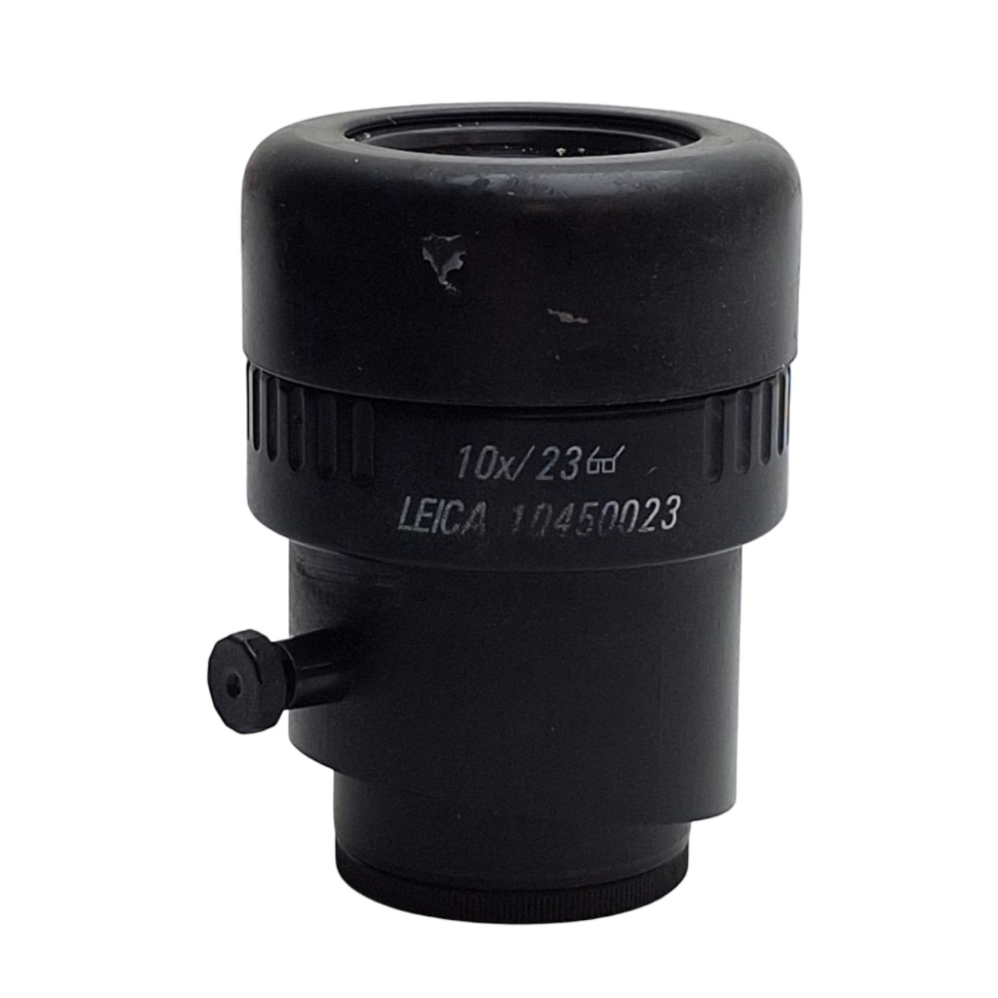 Used Leica 10450023 Widefield Microscope Eyepiece 10x Magnification, 23mm FOV