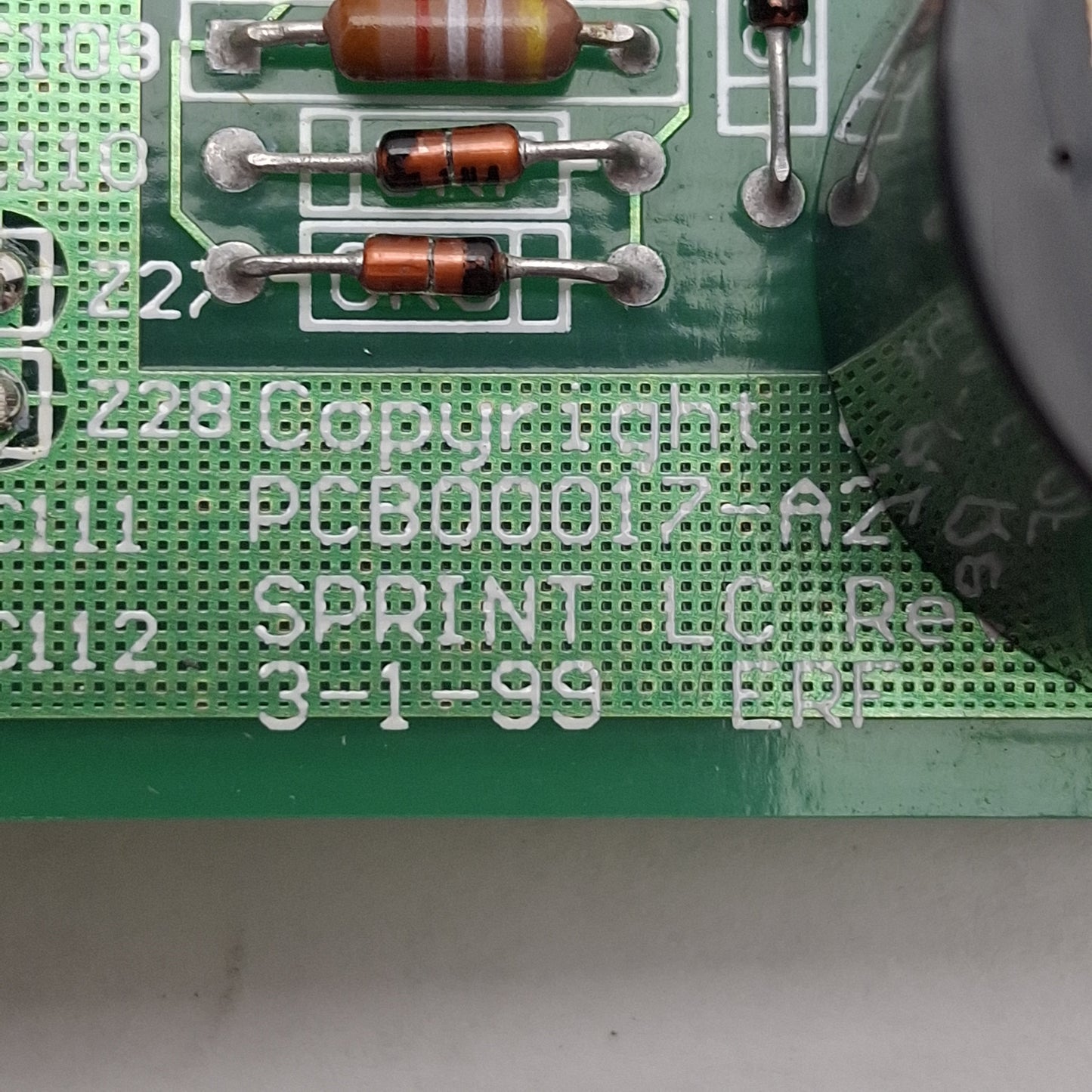 Used Uson PCB00017-A2 Control Board From LC-A4POC Sprint Multi-Air Pressure Tester
