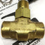 New Parker 4F-V6LQ-BP Inline Needle Toggle Valve, Brass, 1/4" NPT, PTFE Stem, 300psi