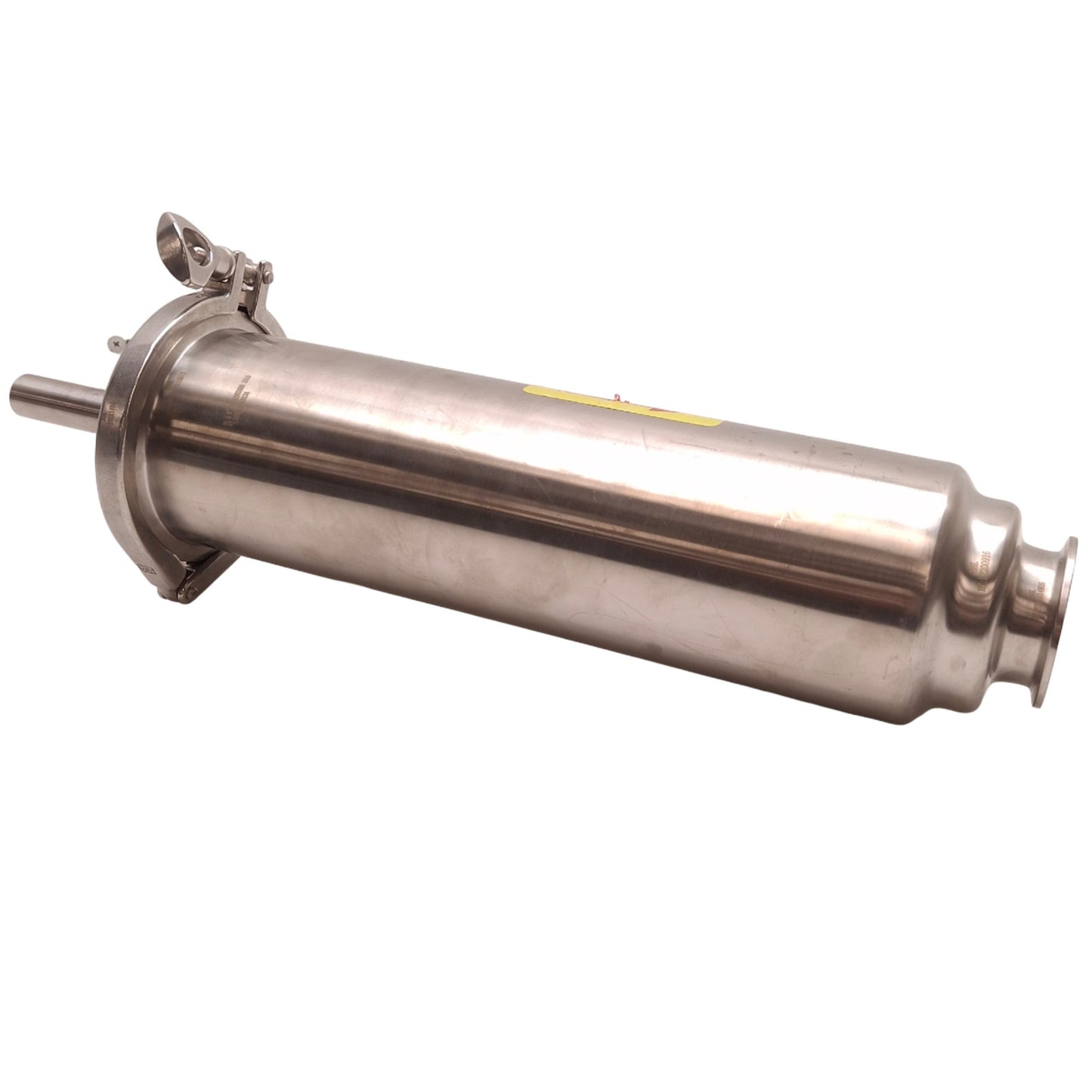 Used Glacier Tanks STR-SIDE-R200 Side Inlet Strainer 2" Sanitary, 19.5in Length