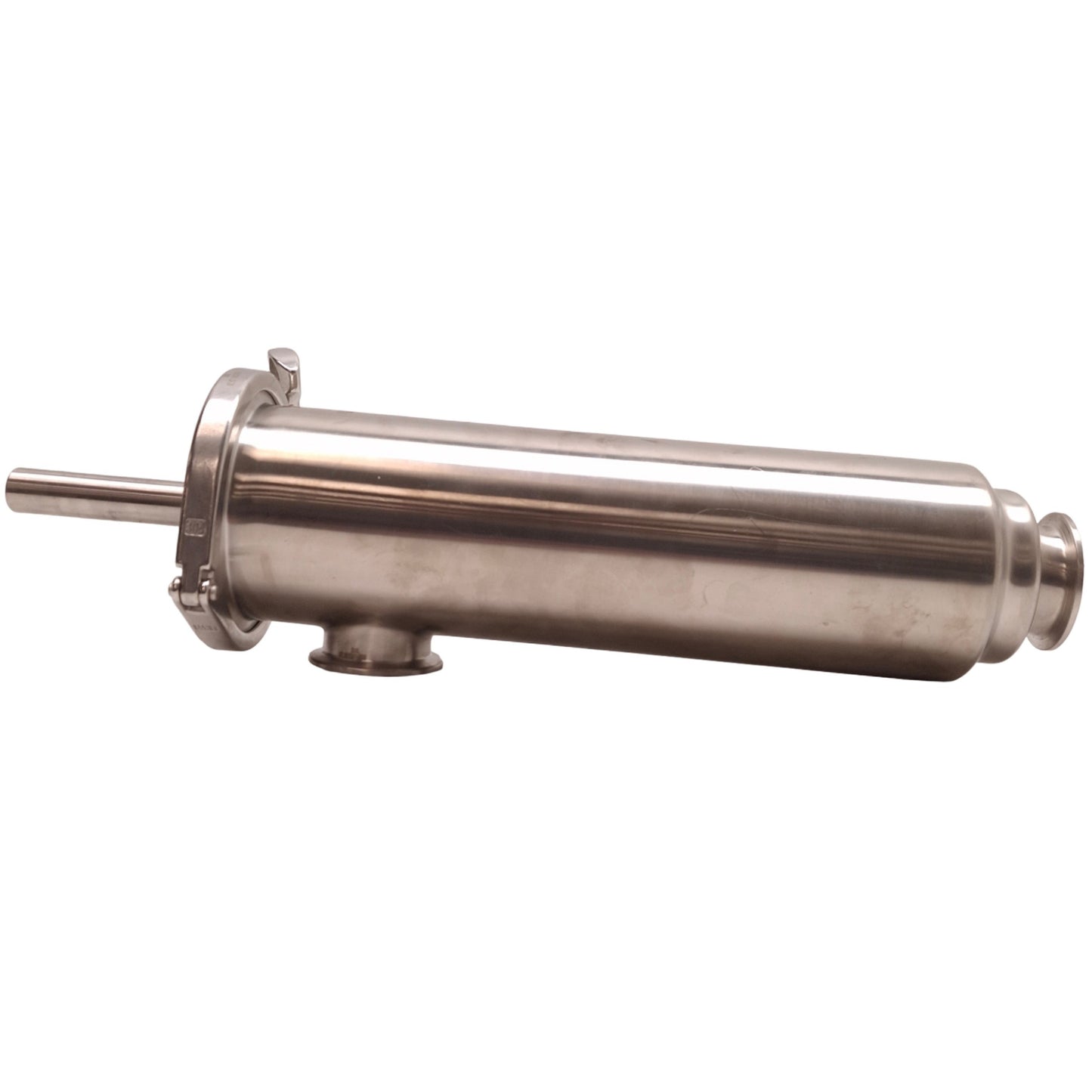 Used Glacier Tanks STR-SIDE-R200 Side Inlet Strainer 2" Sanitary, 19.5in Length