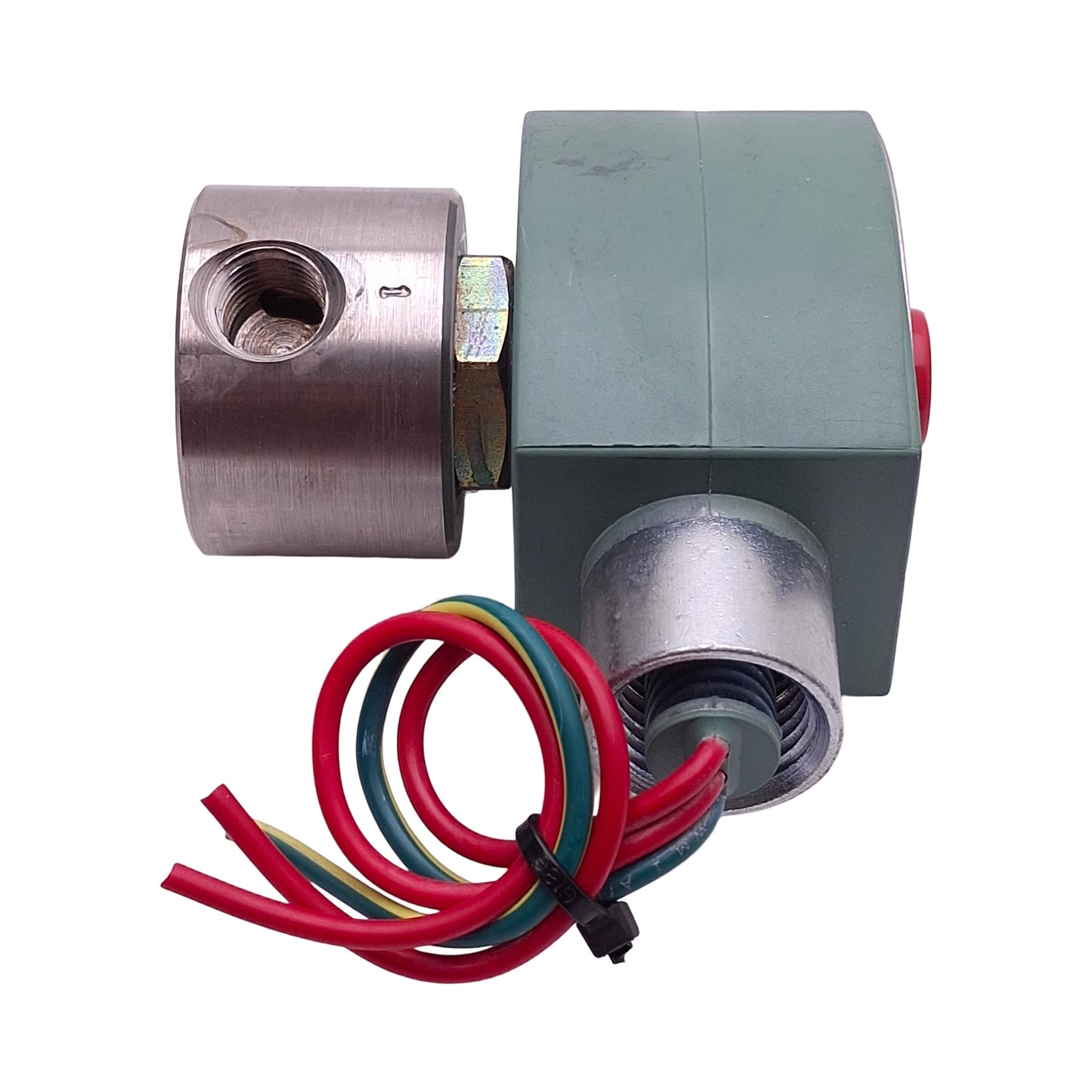 Used Asco 8262G226 Red-Hat Solenoid Valve, 1/4in NPT, 90/100psi Max, 110/120VAC Coil