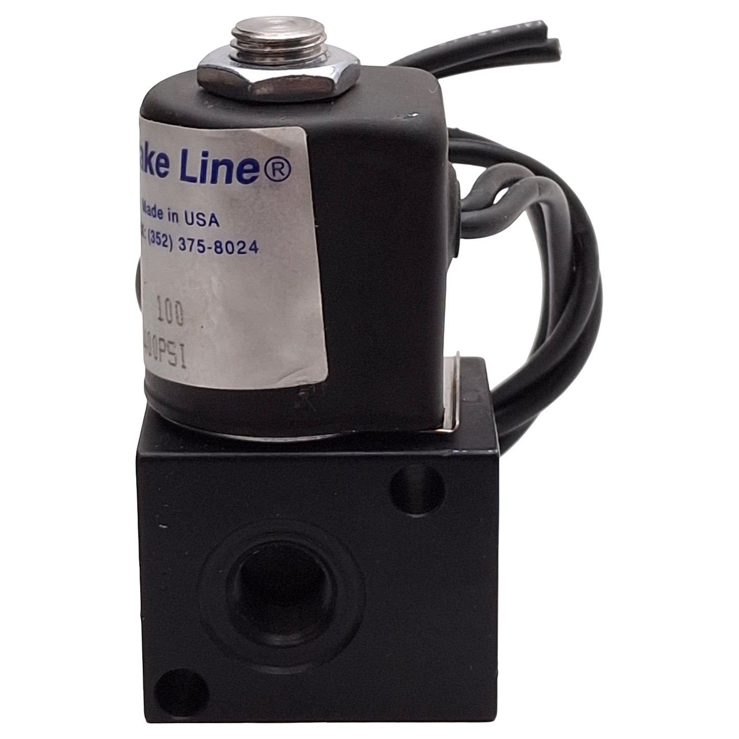 Used Fabco Air 112MG-0-12VDC Modular Solenoid Valve, 400psi, 1/8in NPT, 12VDC Coil