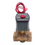 Used Asco 8210G35 Red-Hat Solenoid Valve, 3/4in NPT, 125/150psi Max, 110/120VAC Coil