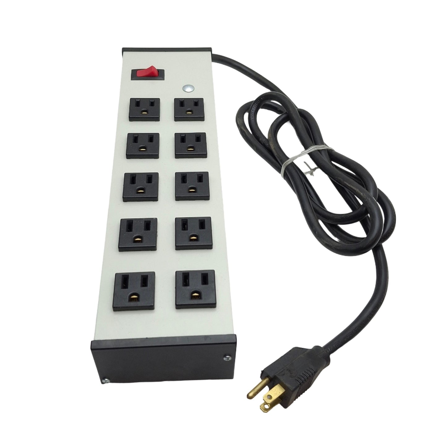 Used Legrand UL210BC Plug-In Outlet Center Unit, 120VAC 15A, 10 Socket, NEMA 5-15