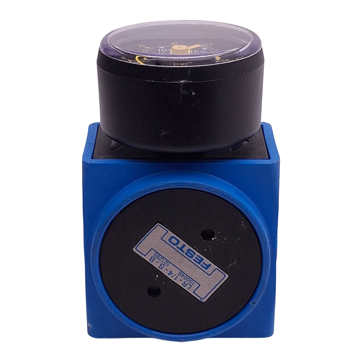 Used Festo LR-1/4-S-B Pressure Regulator, 14bar In, 12bar Set, 1650l/min, G1/4