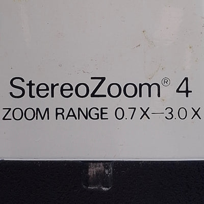 Used Bausch & Lomb StereoZoom 4 Binocular Zoom Microscope 0.7x to 3x Zoom Range