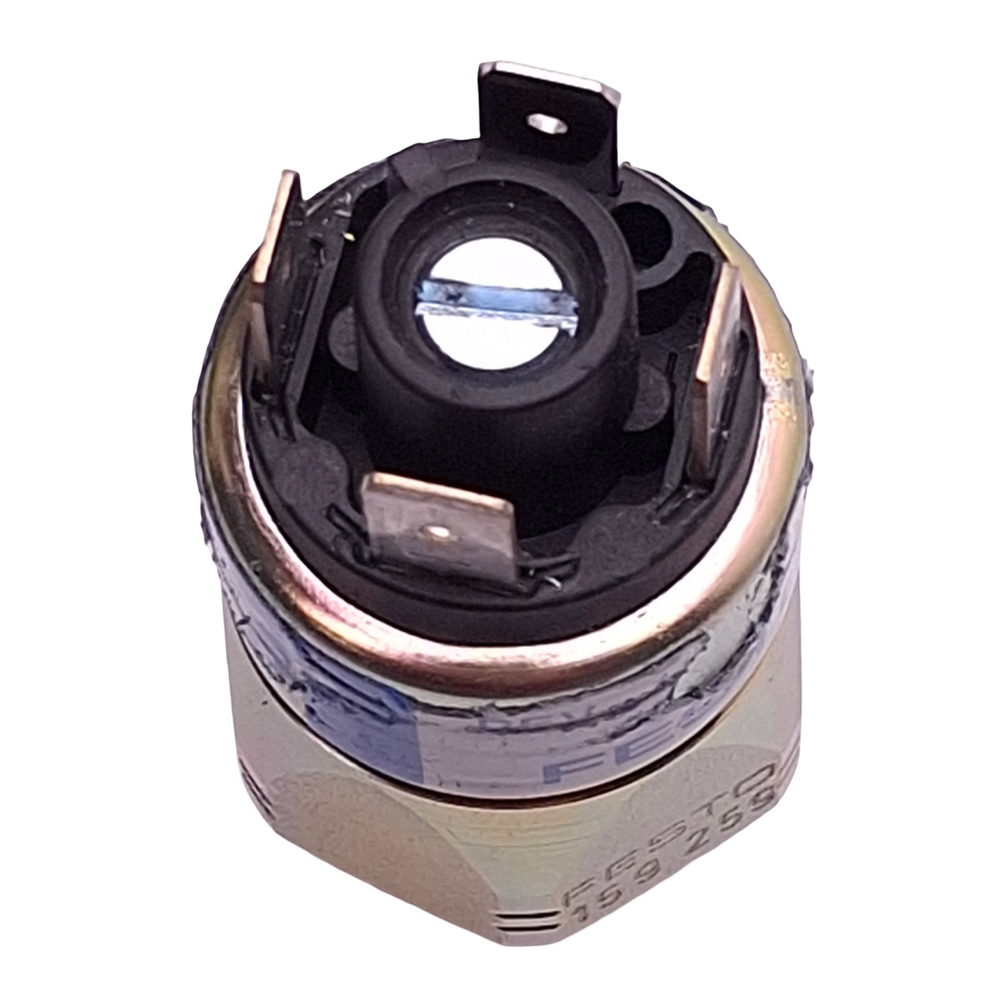 Used Festo PEV-1/4A-SW27 Pressure Switch, 1-10bar, 12-250VAC/DC, G1/4, 4-Pin Plug-In