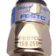 Used Festo PEV-1/4A-SW27 Pressure Switch, 1-10bar, 12-250VAC/DC, G1/4, 4-Pin Plug-In