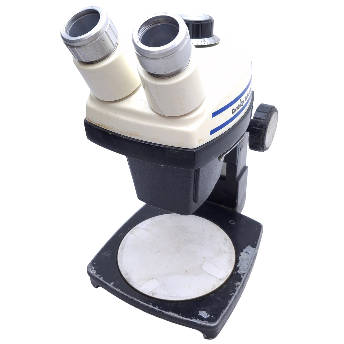 For parts or not working Cambridge Instruments StereoZoom 4 Binocular Zoom Microscope w/Stand *For Parts*