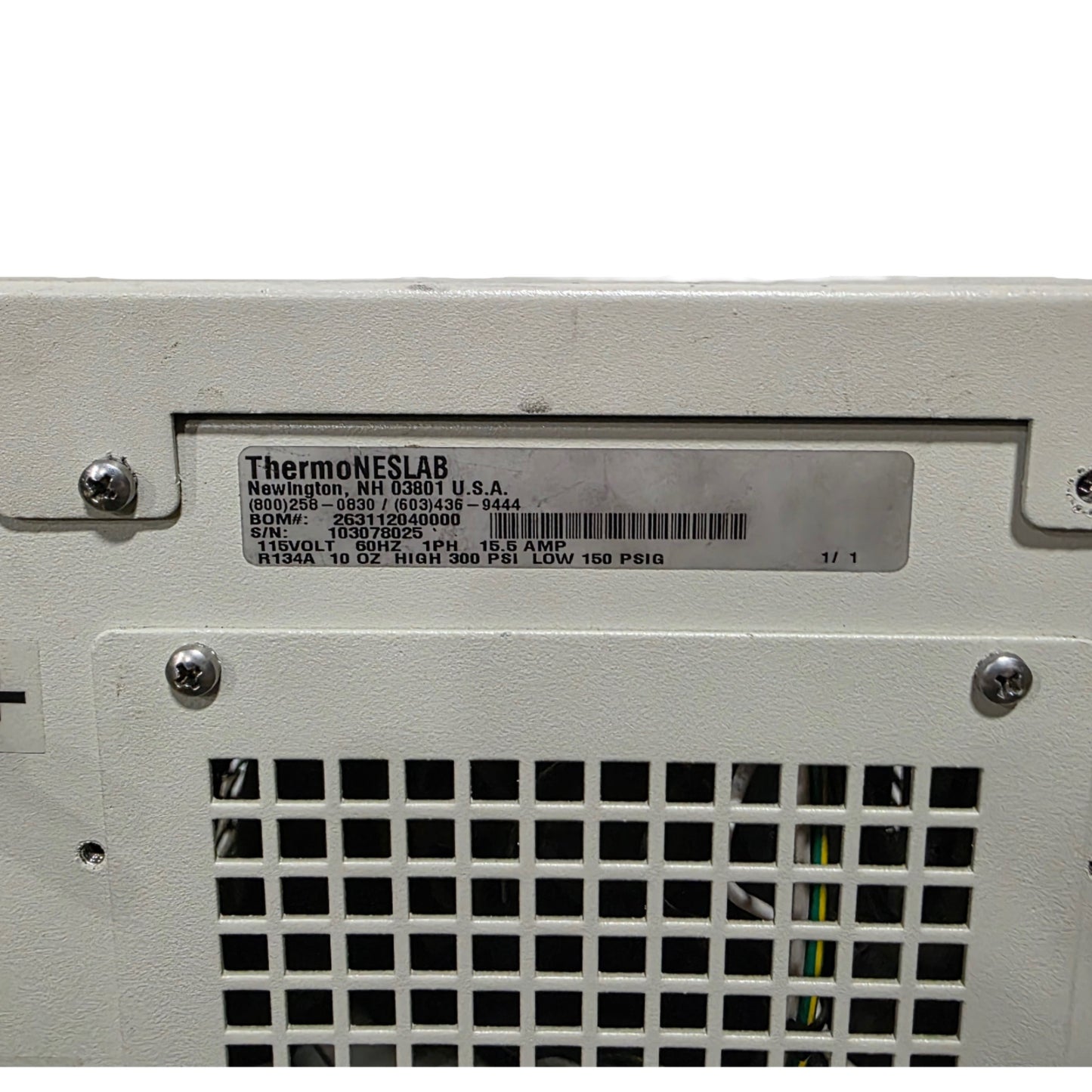 Used Thermo Neslab 263112040000 Merlin M33 Recirculating Lab Chiller 5-35°C, 115VAC