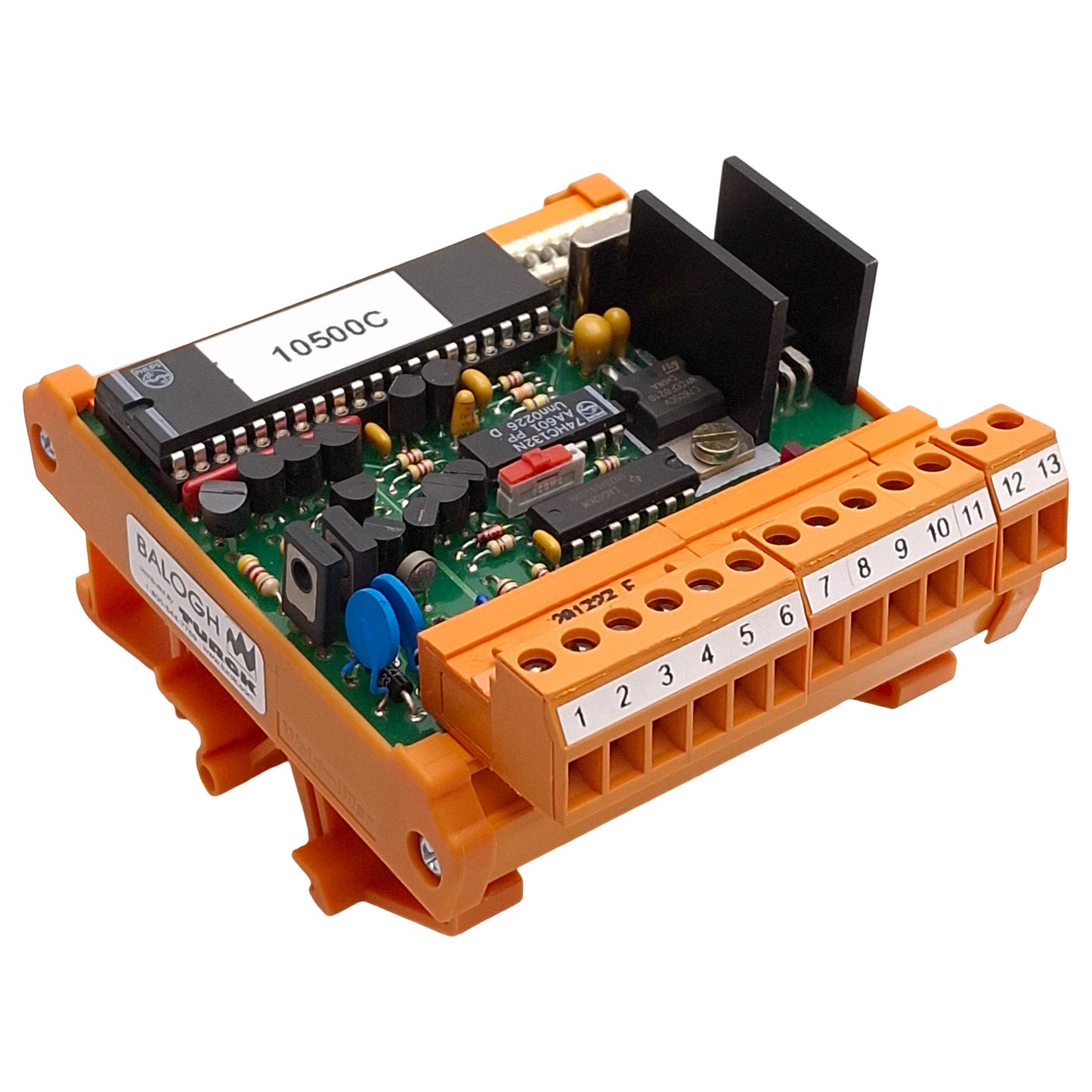 Used Balogh MELS30/E Serial Interface Control Board, RS232/422/485, 24VDC, DIN Rail