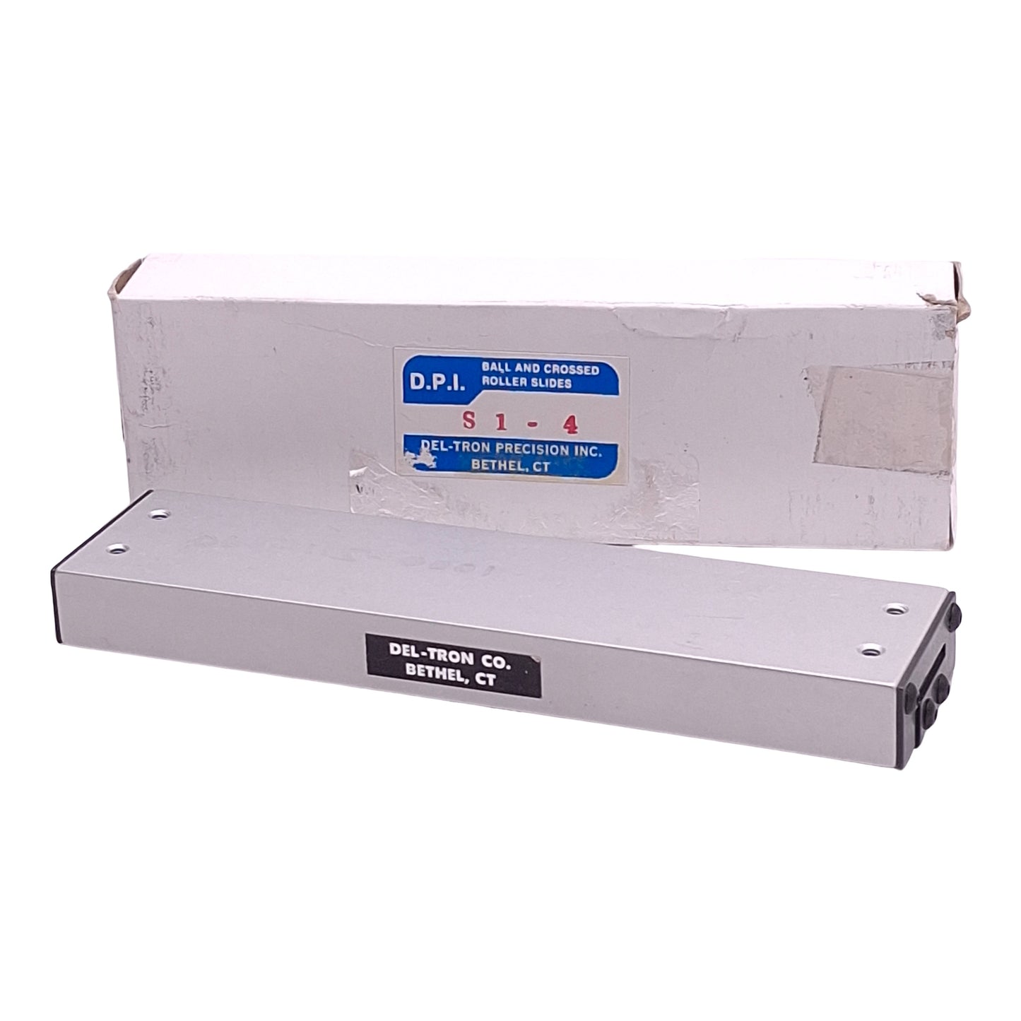 New Del-Tron S1-4 Ball Bearing Slide, 4in Travel, 35lbs Load, 6in x 1.5in x 0.62in