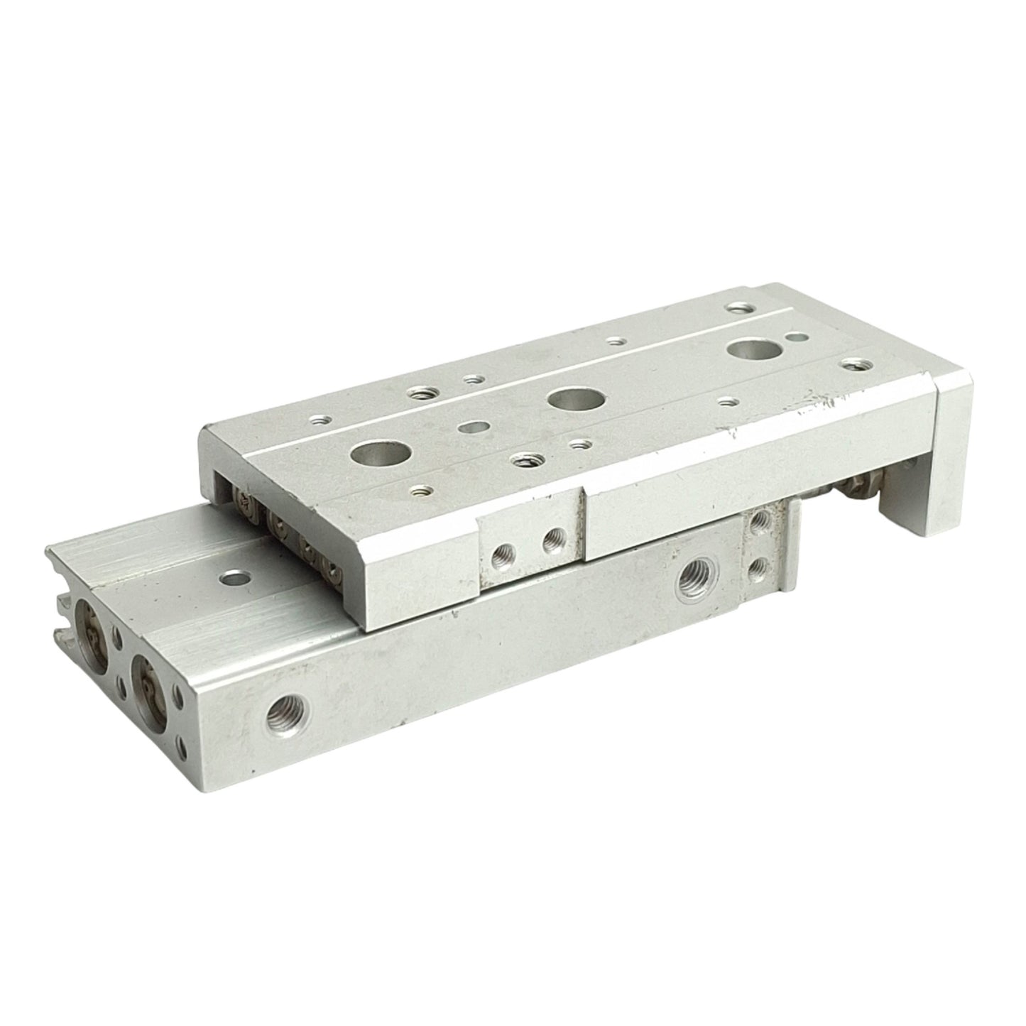 Used SMC MXS8-40 Air Slide Table Dual Rod Guided Cylinder, 8mm Bore, 40mm Stroke