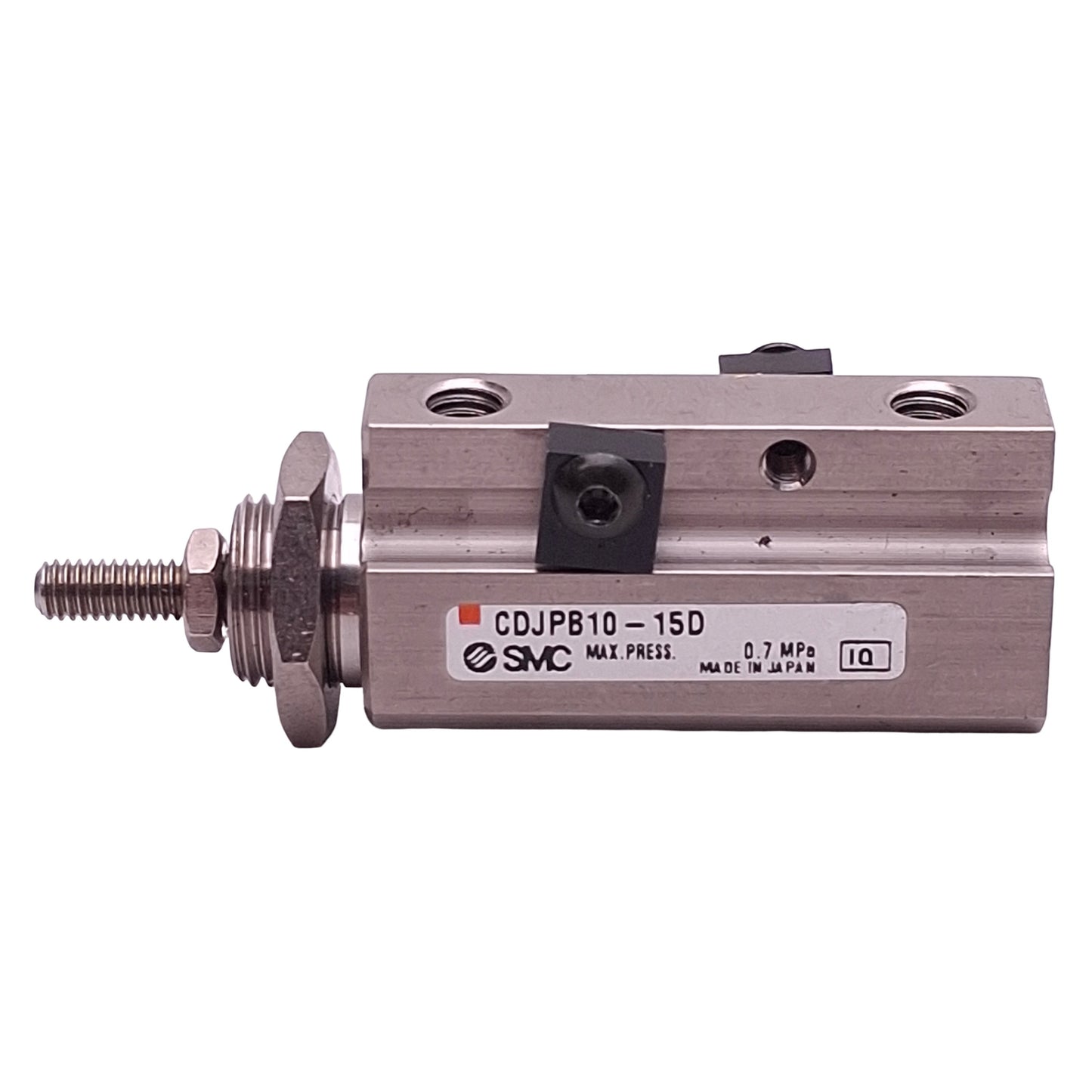 Used SMC CDJPB10-15D Pneumatic Cylinder, ø10mm Bore, 15mm Stroke, 0.7MPa Max, M5