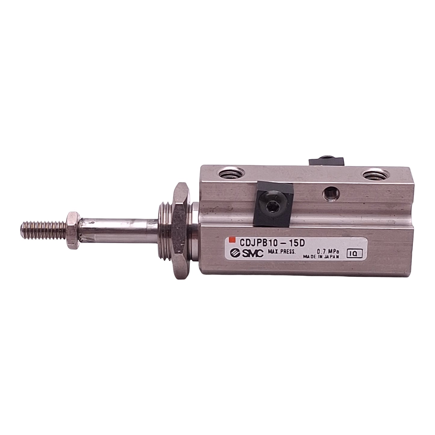 Used SMC CDJPB10-15D Pneumatic Cylinder, ø10mm Bore, 15mm Stroke, 0.7MPa Max, M5