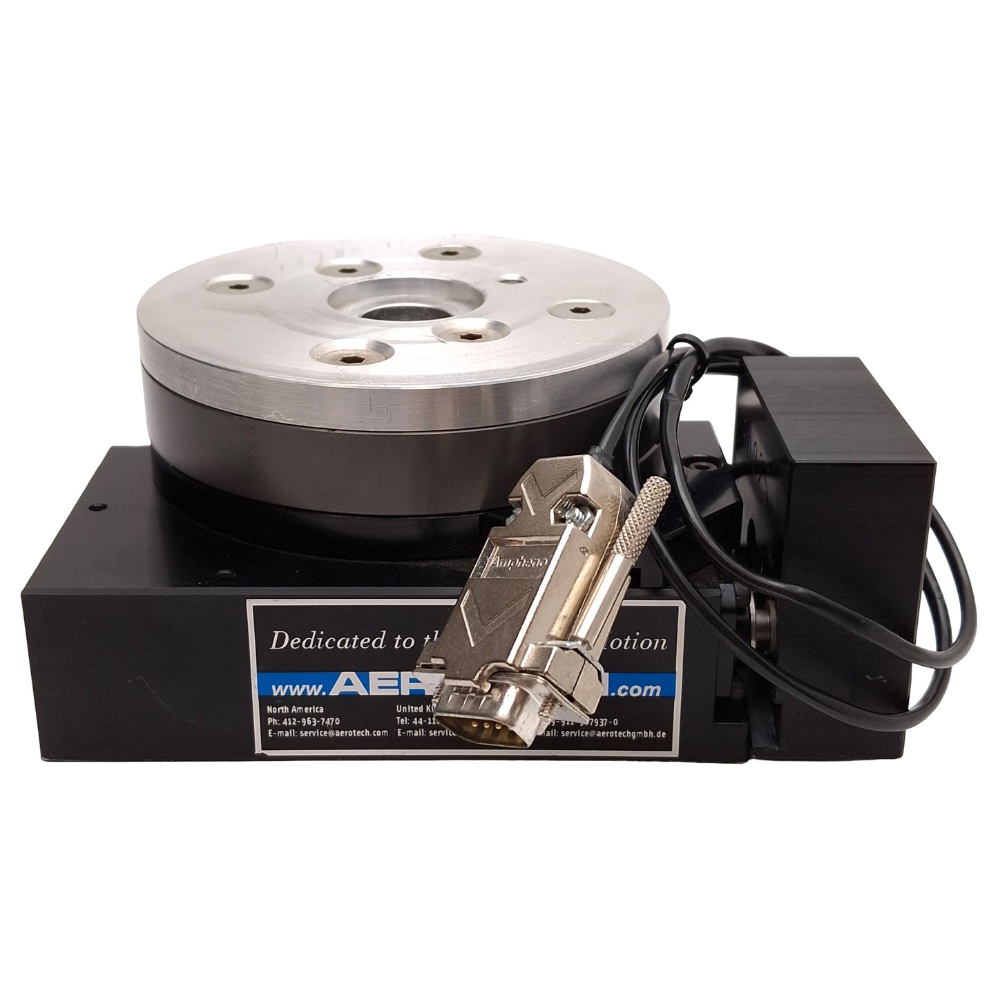 Used Aerotech ART310-RB310-U-G54-BMS-HC Rotary Stage, ø100mm, 360°, 54:1, NEMA 23