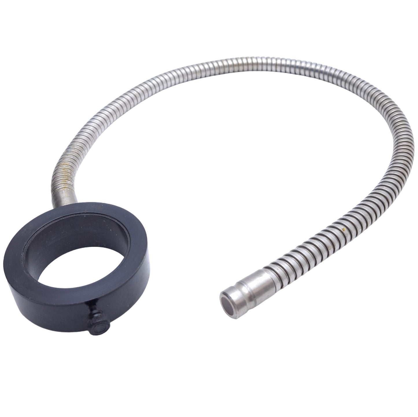 Used Fiber Optic Ring Light Guide, ø53mm ID, ø10mm Bundle, 29.5in Length, ø16mm Input